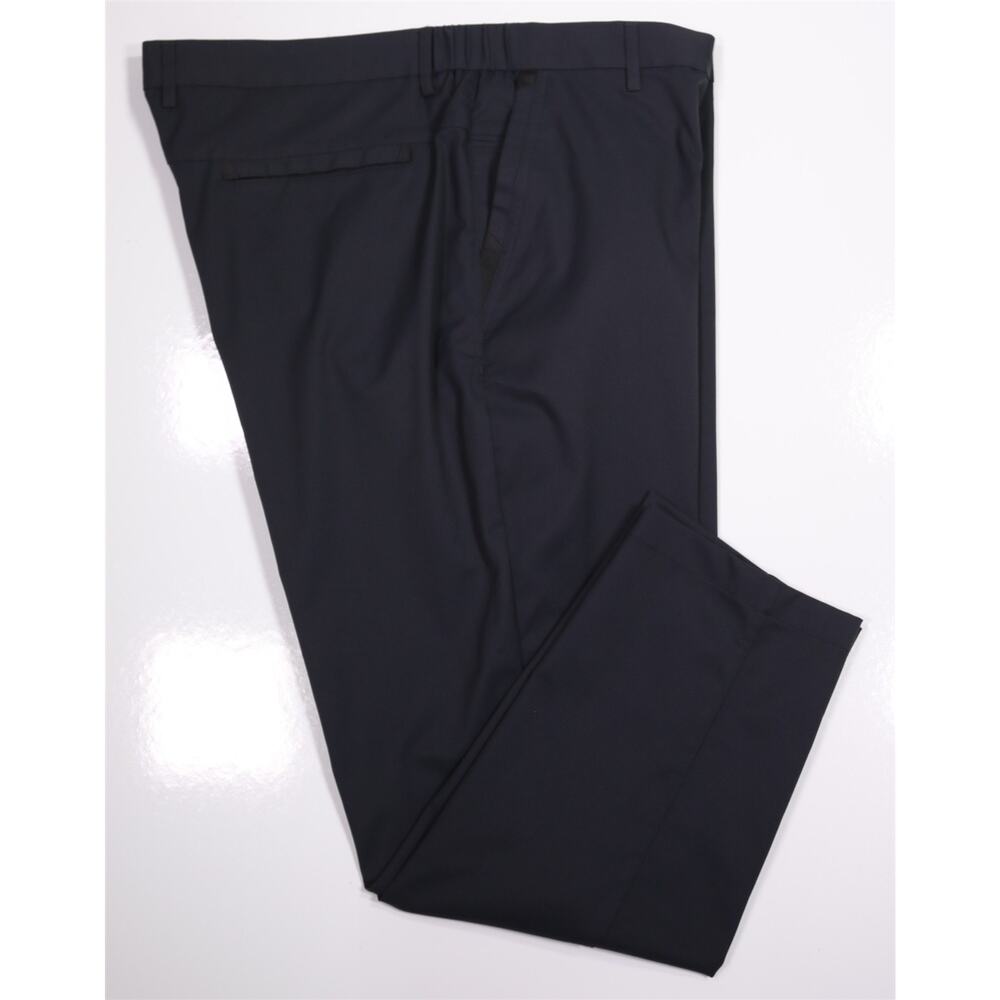 Jack Archer Jetsetter Tech Space Black Flat Front Pants Trousers 40x27 - Picture 1 of 6